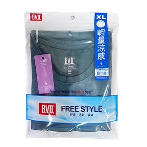 BVD輕量涼感快乾短袖衫-L(顏色隨機出貨)